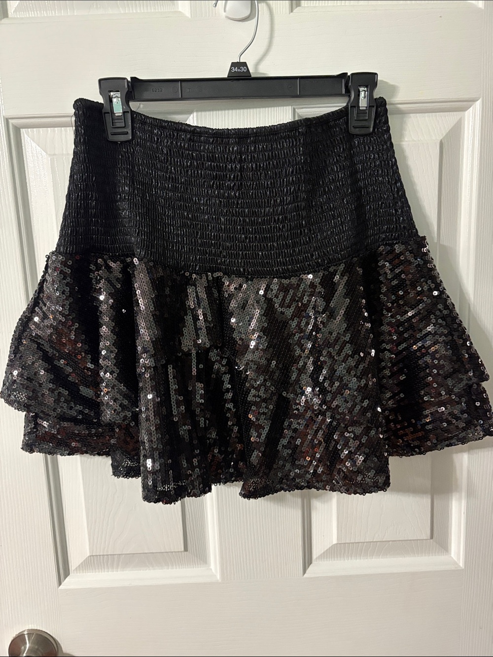 Women’s Black Sequin Skirt